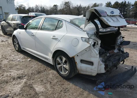 2014 Kia Optima Hybrid Lx from USA, damaged, VIN KNAGM4AD3E5064276